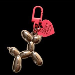 SilverBalloon Dog Keychain/Bag Charm. NEW